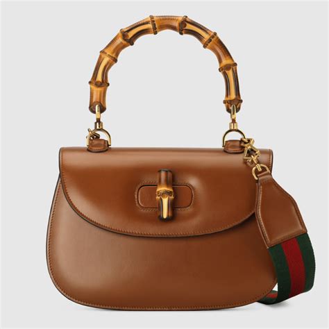 gucci bamboo handbag size|gucci handbags bamboo collection.